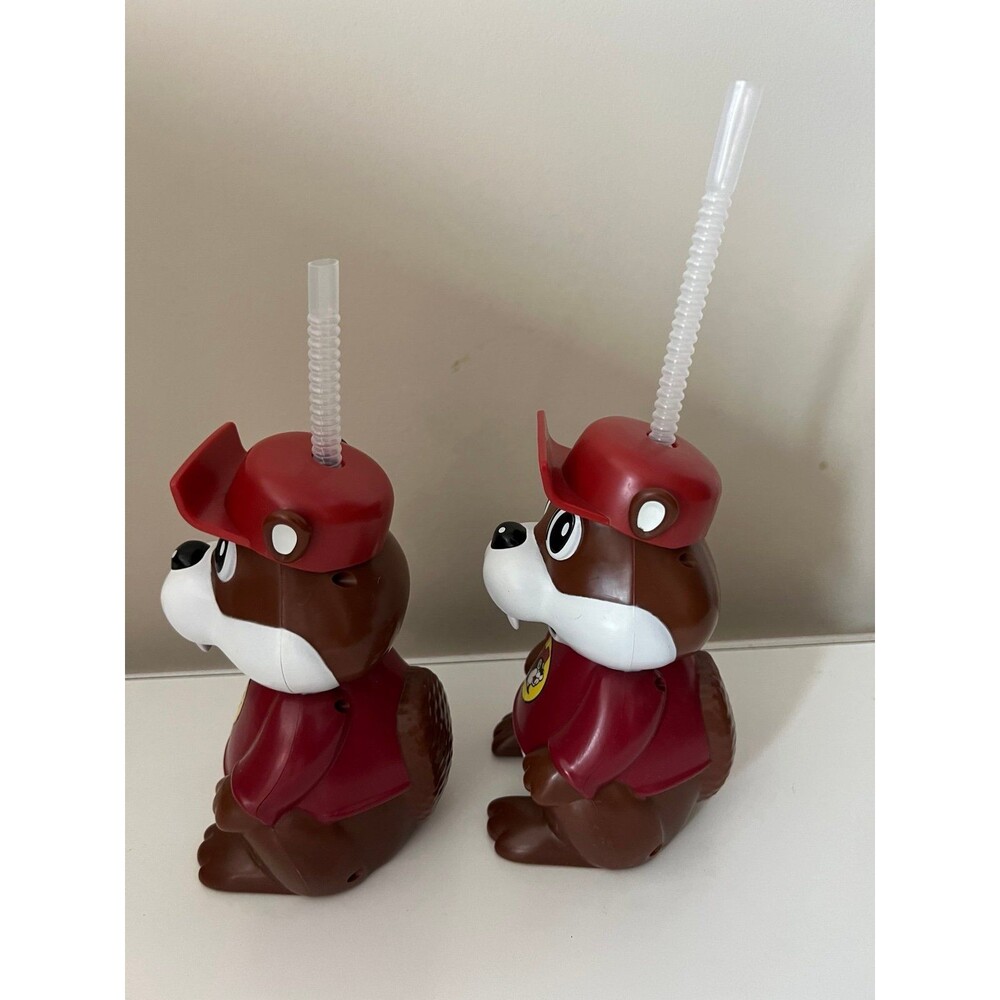 Buc-ee's Beaver 3D Sipper Drink Tumbler Cups Mugs Drinkware with Straw Buckys - Picture 4 of 5